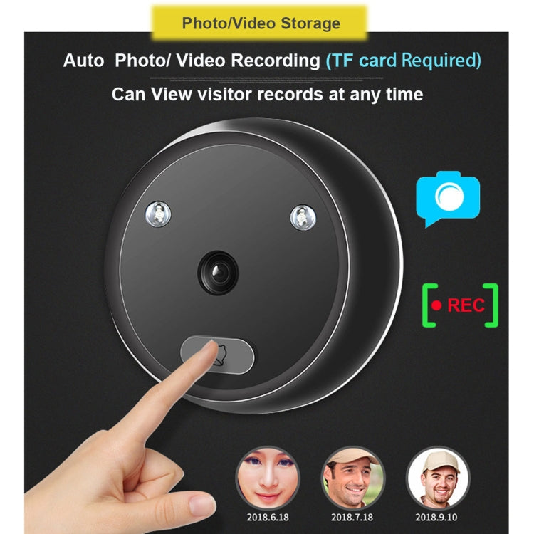 R11 2.4 inch TFT LCD Display Night Vision Photo Video Electronic Cat Eye Doorbell R11 2.4 inch TFT LCD Display Night Vision Photo Video Electronic Cat Eye Doorbell